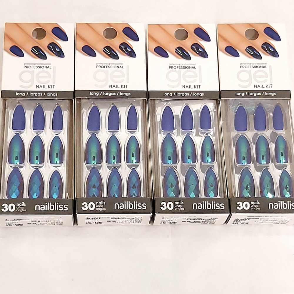 2/15 NWB Mermaid Professional Gel Nails (1-Pack) 30ct